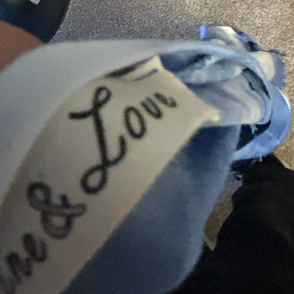 Vine & Love Blue and White Fringe Blouse - Picture 6 of 6